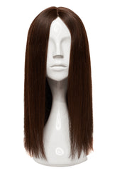 Peruca Naturala ISABEL Saten Inchis Natural